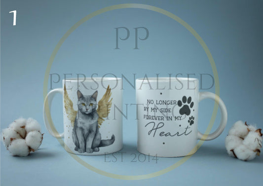 Cat memorial mugs