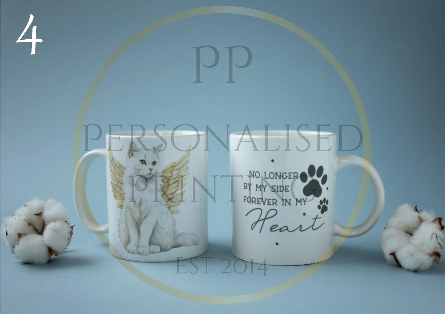 Cat memorial mugs