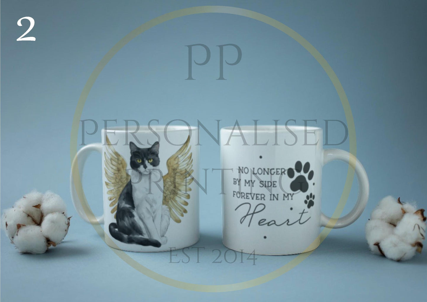 Cat memorial mugs