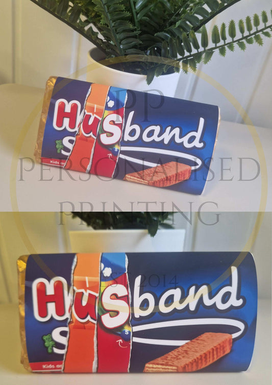 Personalised chocolate bar